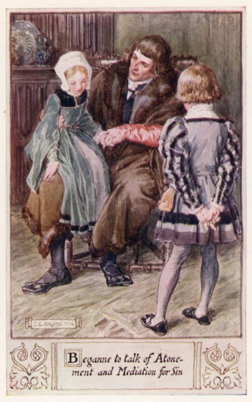 Begynte å snakke om forsoning og mekling for synd av after Charles Edmund Brock