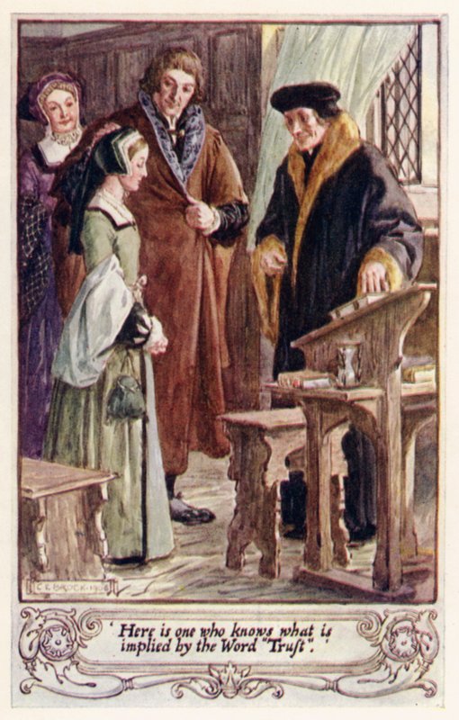 Her er en som vet hva som antydes av Ordet Trust av after Charles Edmund Brock