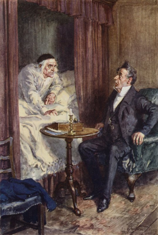 Illustrasjon for Martin Chuzzlewit av after Charles Edmund Brock