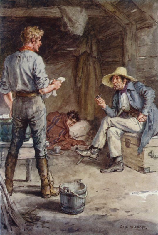 Illustrasjon for Martin Chuzzlewit av after Charles Edmund Brock