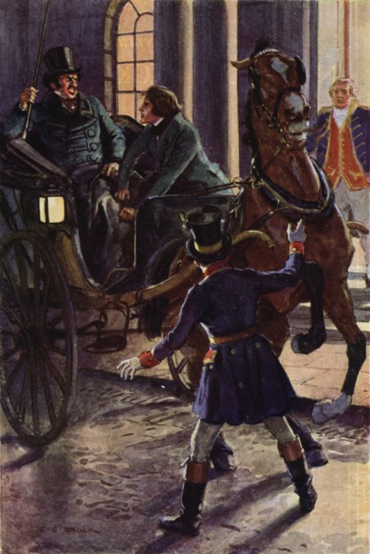 Illustrasjon for Nicholas Nickleby av after Charles Edmund Brock
