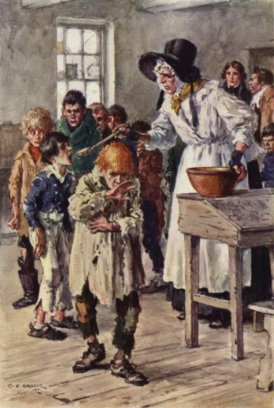 Illustrasjon for Nicholas Nickleby av after Charles Edmund Brock