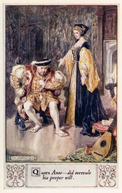 Dronning Anne, overstyrte hans riktige vilje av after Charles Edmund Brock
