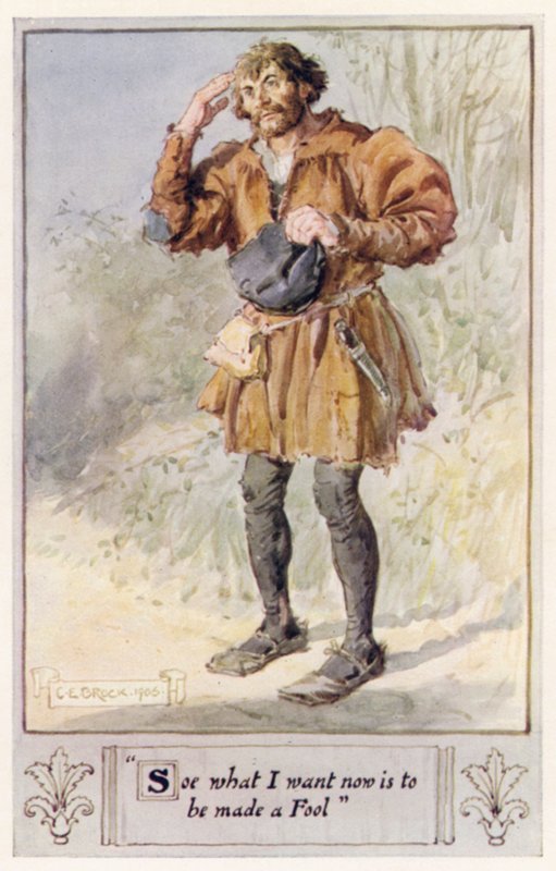 Så det jeg vil nå er å bli gjort til narr av after Charles Edmund Brock