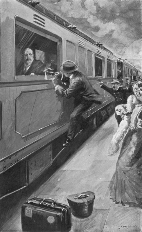 Sipidos angrep på kong Edward i Brussel, 4. april 1900 av after Charles Mills Sheldon