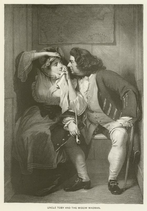 Onkel Toby og enken Wadman av after Charles Robert Leslie