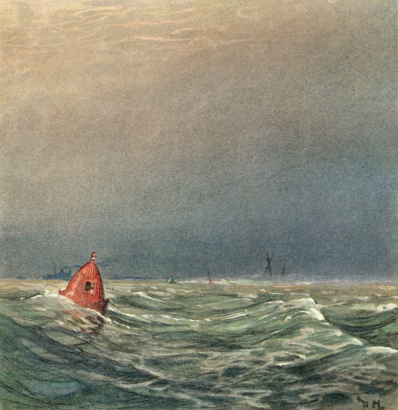 Klokkebøyen av after Donald Maxwell