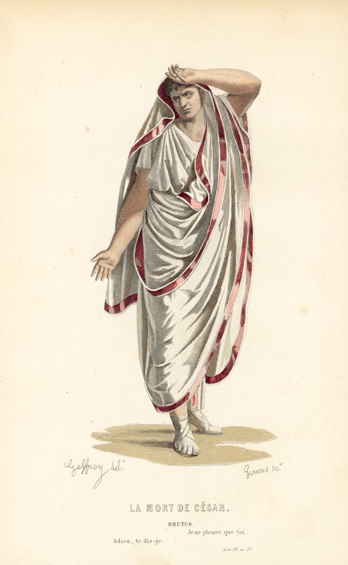 Cæsars død, Brutus av after Edmond A.F. Geffroy