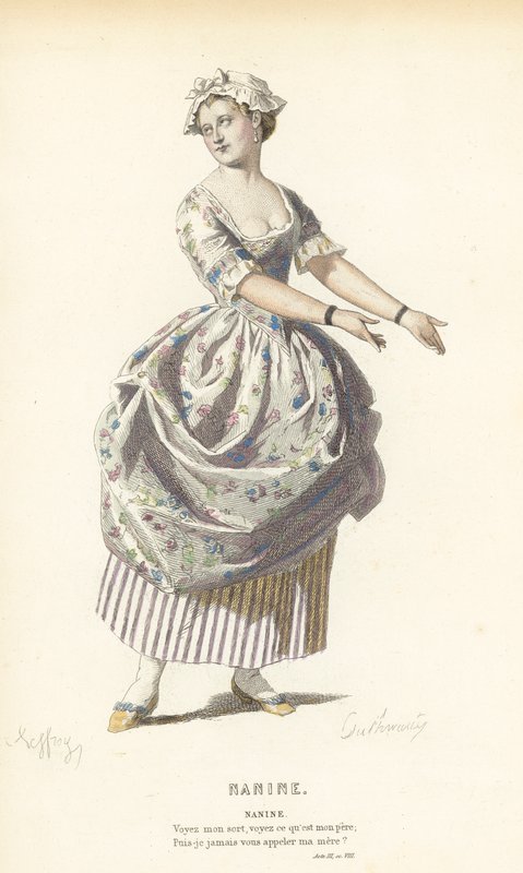 Nanine av after Edmond A.F. Geffroy
