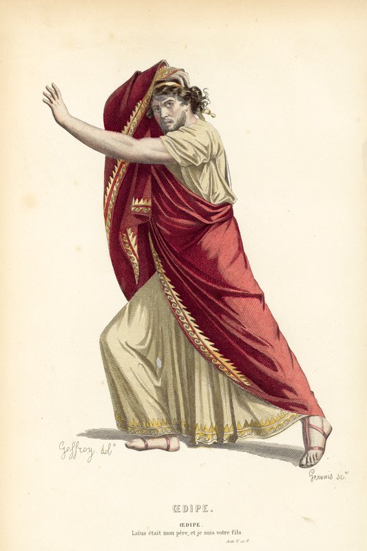 Ødipus av after Edmond A.F. Geffroy