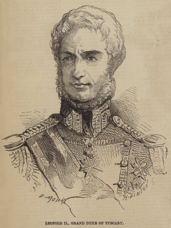 Leopold II, storhertug av Toscana av after Edmond Morin