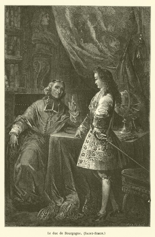Hertugen av Burgund, Saint-Simon av after Emile Antoine Bayard