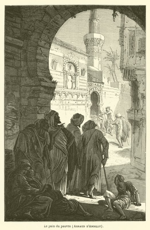 De fattiges brød, Arnaud dAndilly av after Emile Antoine Bayard