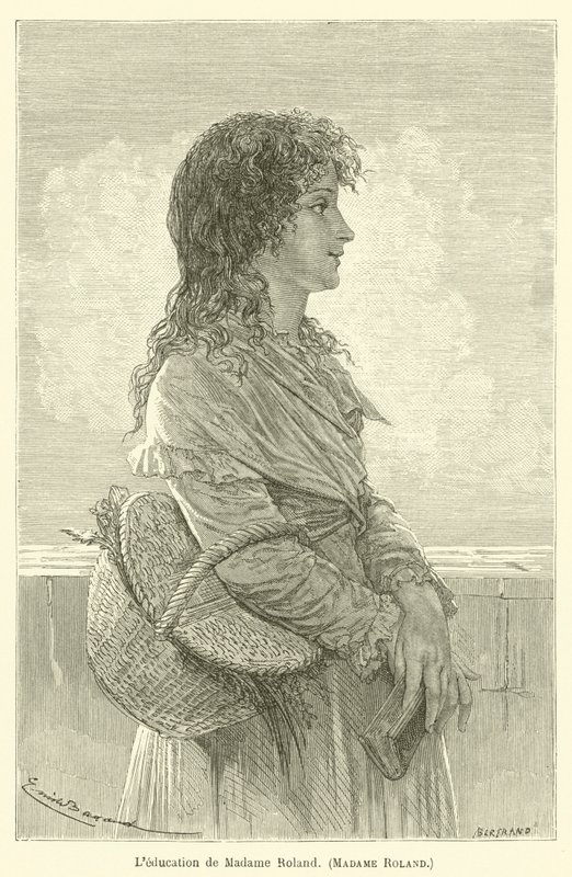 Sted Dag Madame Roland, Madame Roland av after Emile Antoine Bayard