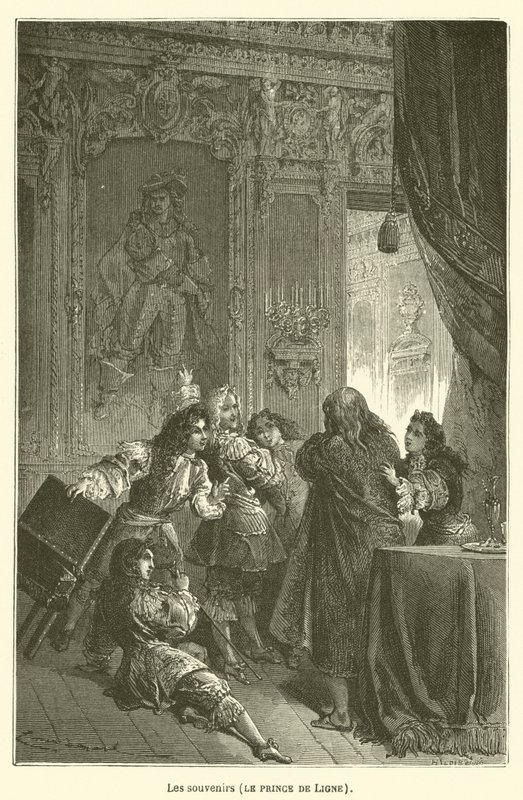 Minner, Prinsen av Ligne av after Emile Antoine Bayard