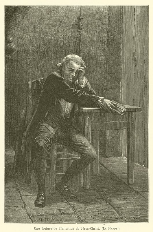 En lesning av etterligningen av Jesus Kristus, Harpen av after Emile Antoine Bayard