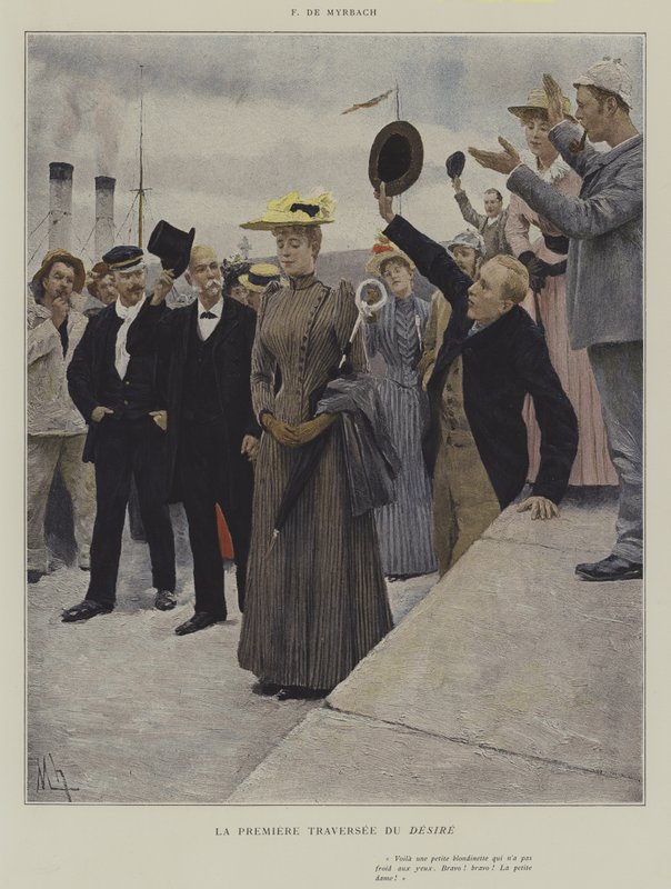 Ønskets første travers av after Felicien baron de Myrbach Rheinfeld