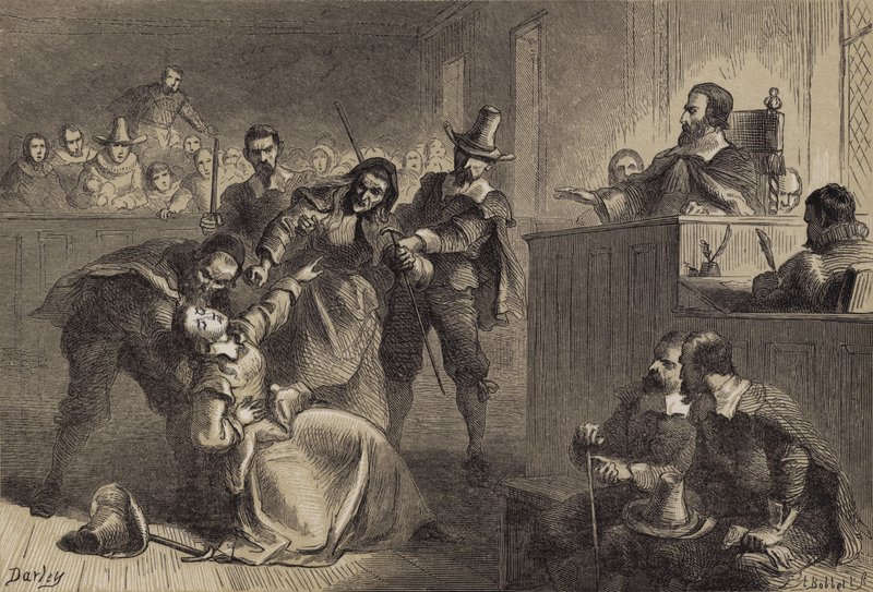 Edmund Cheesemans kone før guvernør Berkeley av after Felix Octavius Carr Darley