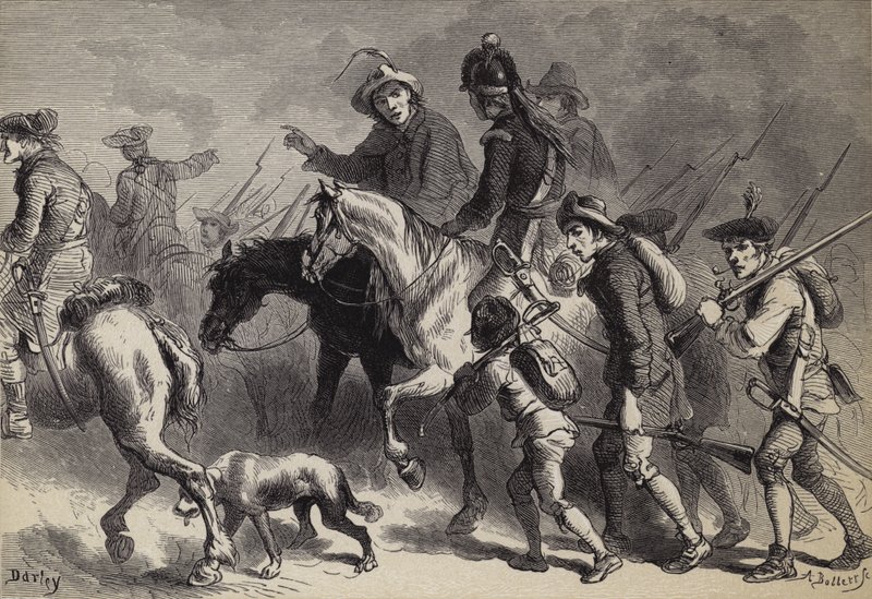 Opprøret av New England Yeomanry av after Felix Octavius Carr Darley