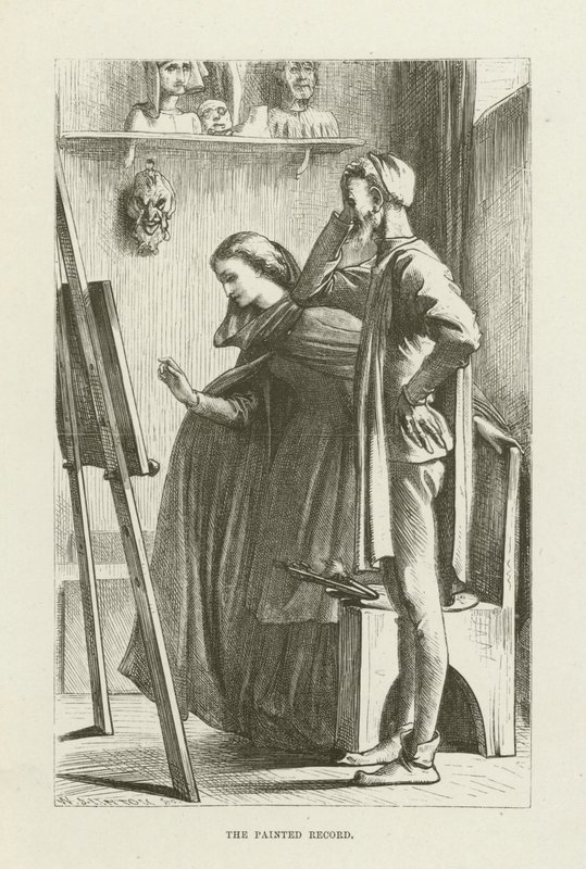 Illustrasjon for Romola av George Eliot av after Frederic Leighton
