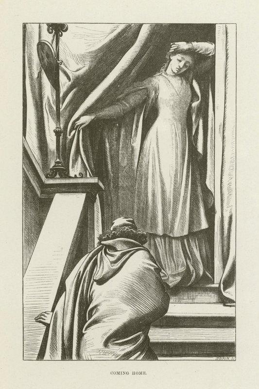 Illustrasjon for Romola av George Eliot av after Frederic Leighton
