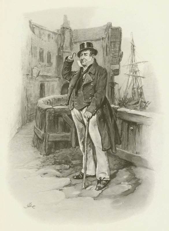 Kaptein Cuttle av after Frederick Barnard