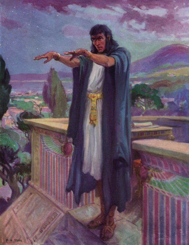 Arbaces forbannelse av after Frederick Coffay Yohn