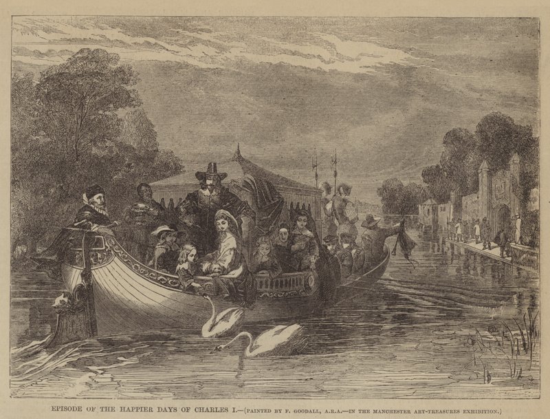 Episode av The Happier Days of Charles I av after Frederick Goodall