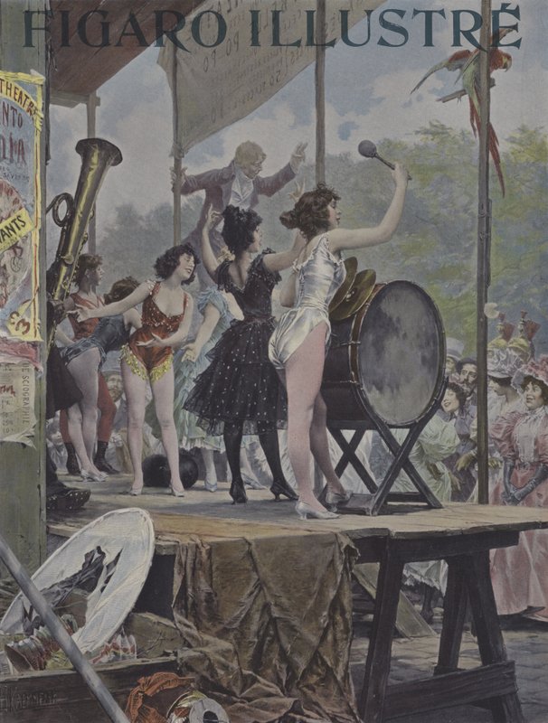 Paraden. Forside av Le Figaro Illustre, november 1897 av after Frederik Hendrik Kaemmerer