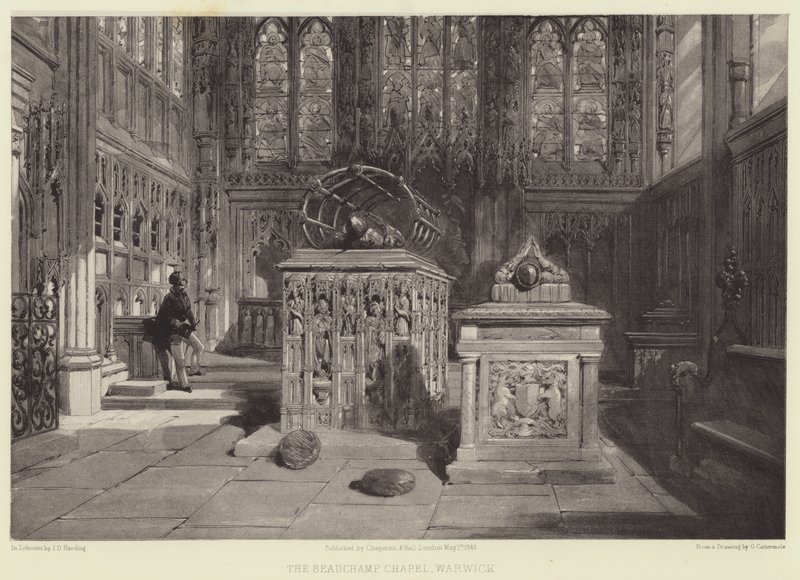Beauchamp Chapel, Warwick av after George Cattermole