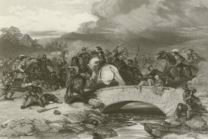 Retreat of Montrose av after George Cattermole