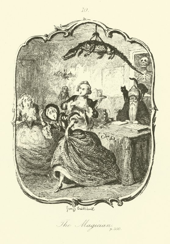 Illustrasjon for Peregrine Pickle av Tobias Smollett av after George Cruikshank