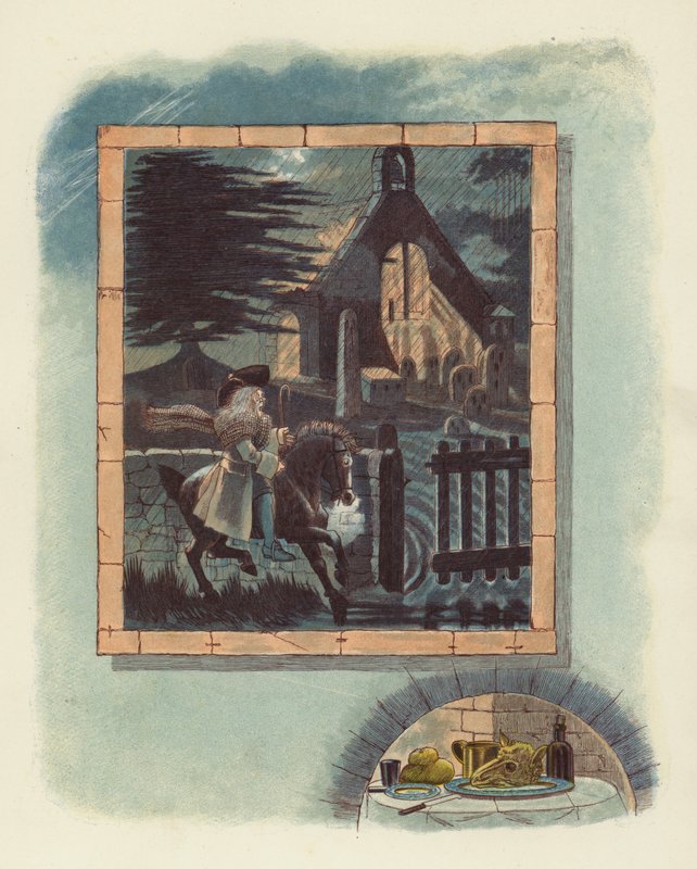 Illustrasjon for Tam OShanter av Robert Burns av after George Cruikshank
