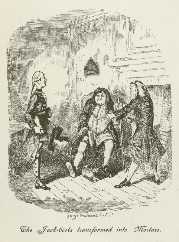 Illustrasjon for Tristram Shandy av after George Cruikshank