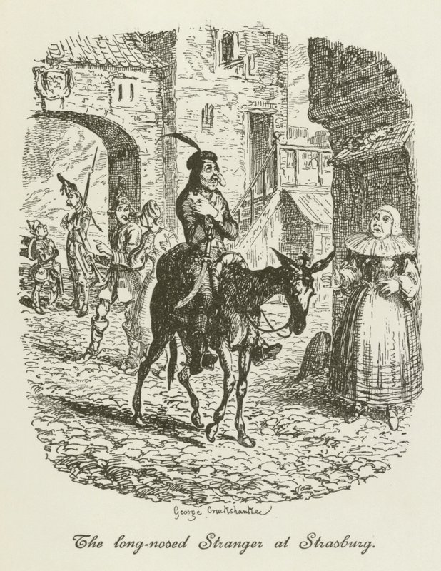 Illustrasjon for Tristram Shandy av after George Cruikshank