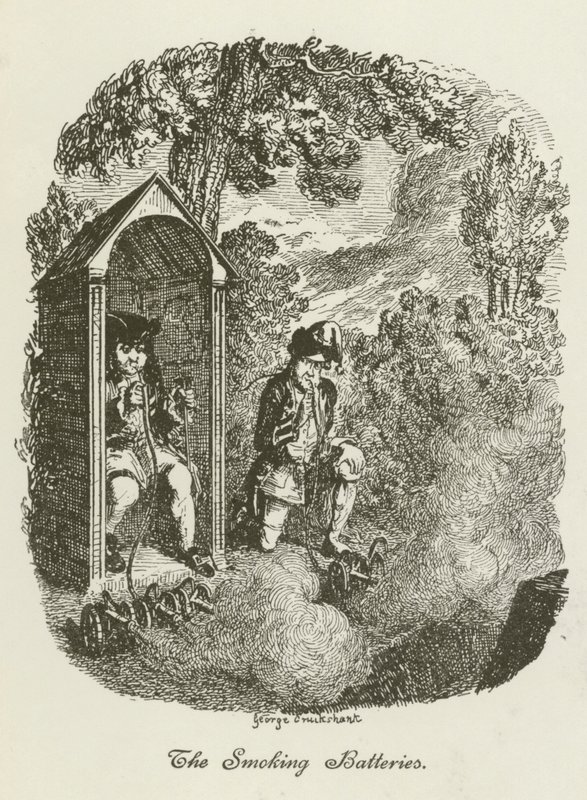 Illustrasjon for Tristram Shandy av after George Cruikshank