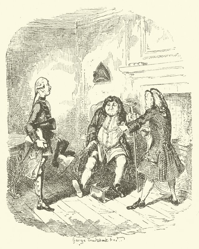 Illustrasjon for Tristram Shandy av after George Cruikshank
