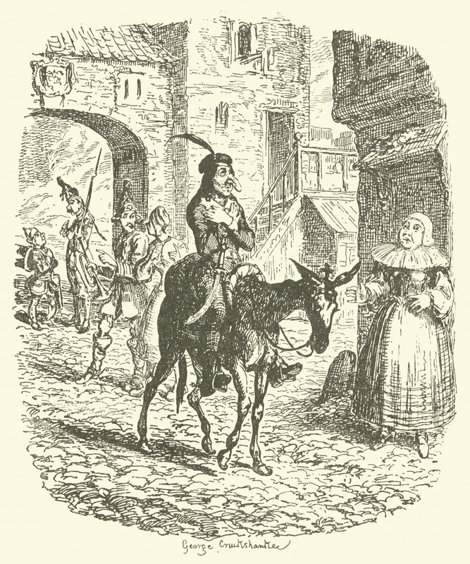 Illustrasjon for Tristram Shandy av after George Cruikshank