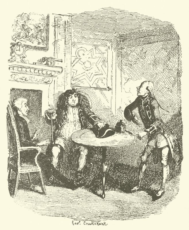 Illustrasjon for Tristram Shandy av after George Cruikshank