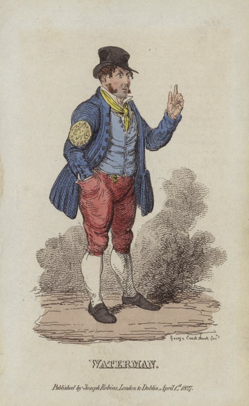 Vannmann av after George Cruikshank