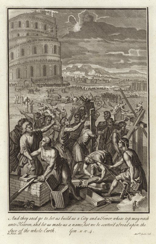 Babelstårnet av after Gerard Hoet