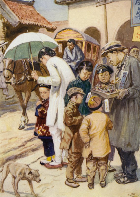 Lille kineser av after Gordon Frederick Browne