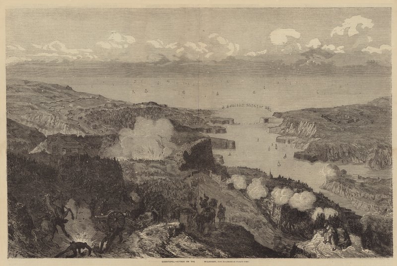 Sebastopol, Angrep på Malakhoff, 18. juni av Gustave after Dore