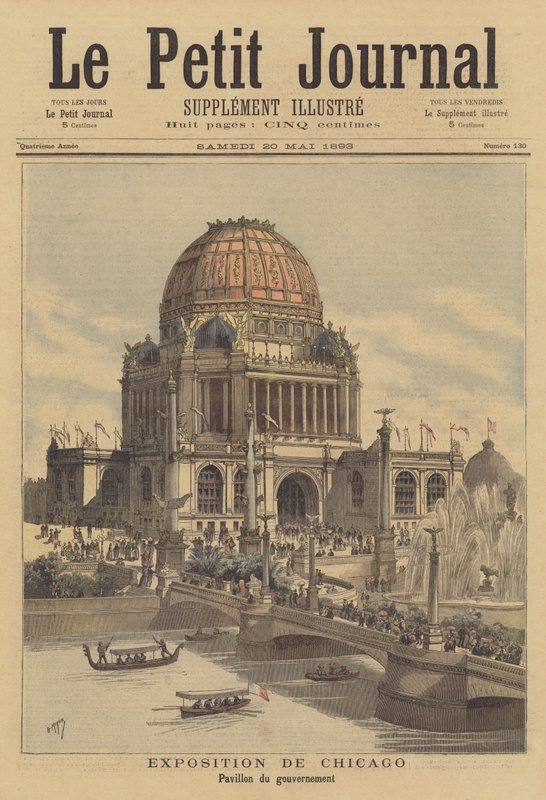Chicago verdensutstilling i 1893 av after Henri Meyer