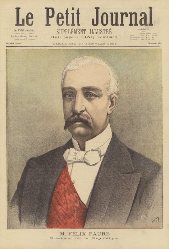 Felix Faure, president i den franske republikken av after Henri Meyer