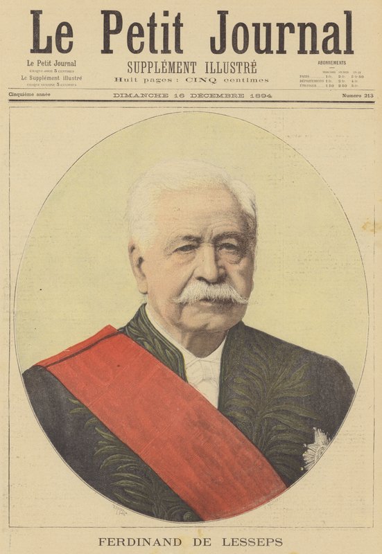 Ferdinand de Lesseps av after Henri Meyer