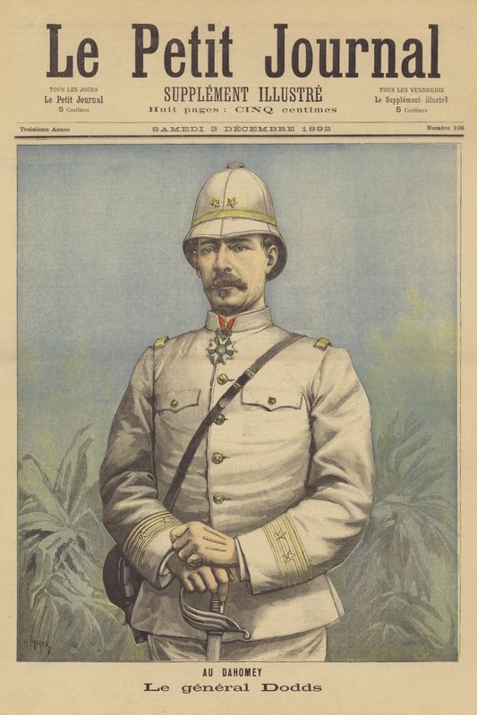 General Dodds, sjef for de franske troppene i Dahomey av after Henri Meyer