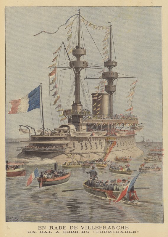 I Villefranche-bukten av after Henri Meyer