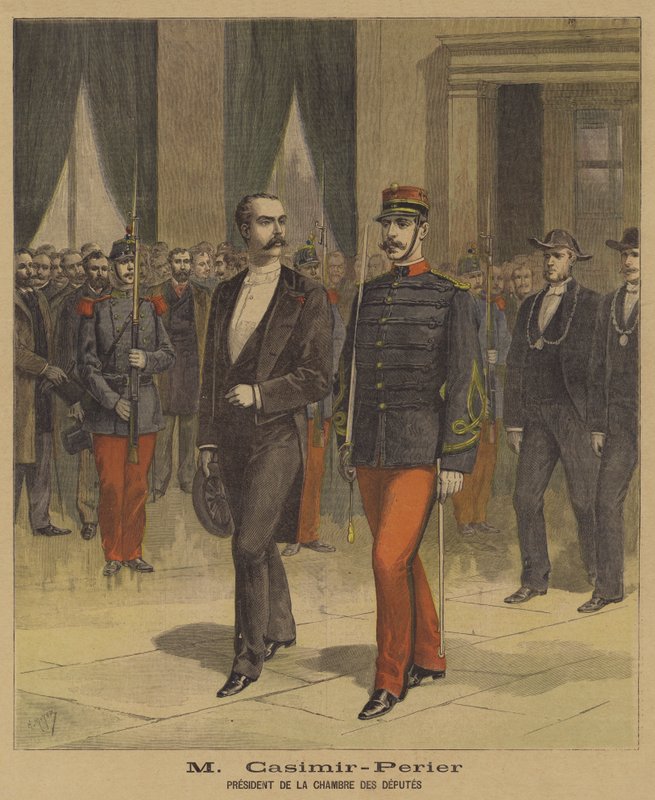 Jean Casimir-Perier, president for det franske varakammeret av after Henri Meyer