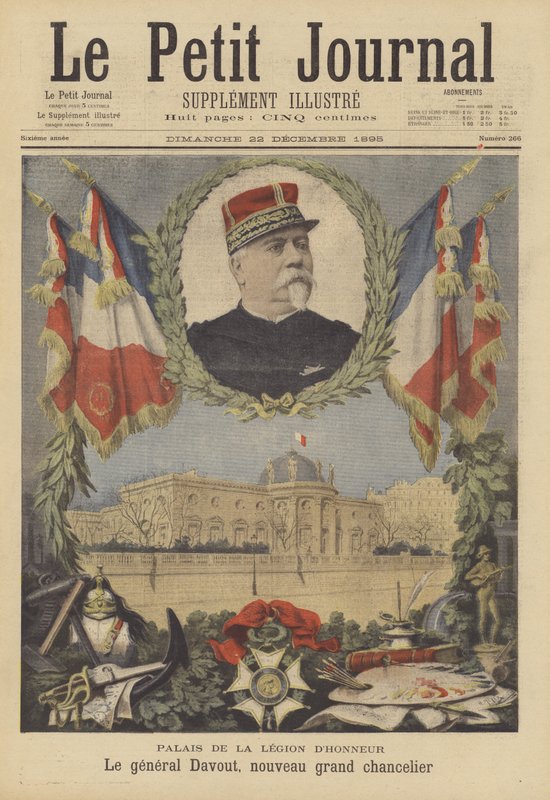 Palace of the Legion of Honor og general Davout, den nye storkansleren for ordenen av after Henri Meyer